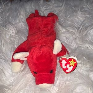 RARE “Snort” The Bull Ty Beanie Baby W/ TAG ERRORS